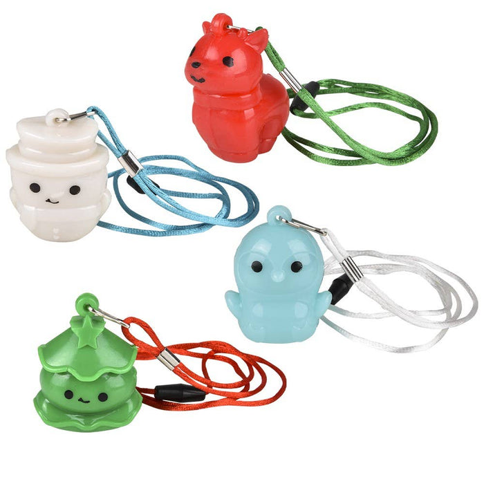 Flashing Christmas Necklace Characters- 4 Styles!