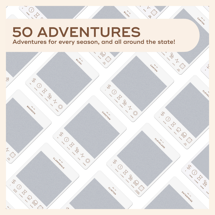 Mississippi Adventure Surprise Scratch Off Bucket List