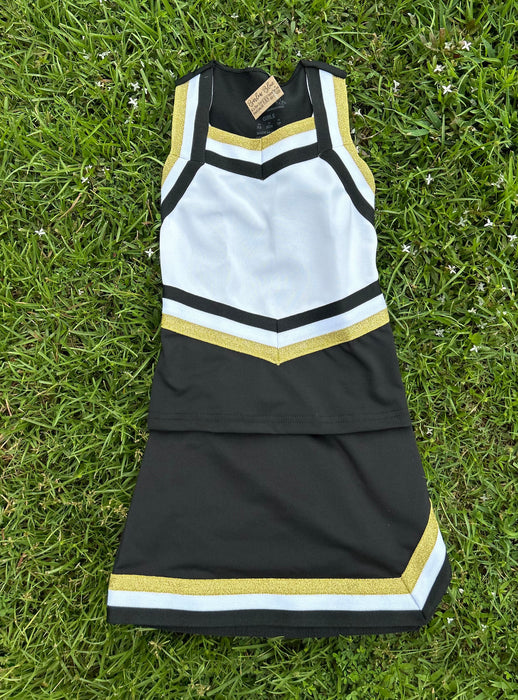 Girls Varsity Style Cheer Suits (IN STOCK).  If you don't see the size/color you need please message us.  We may be able to get it!