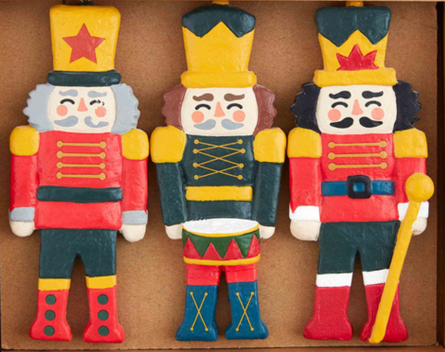 Nutcracker Paper Mache Ornaments - 3 Styles!