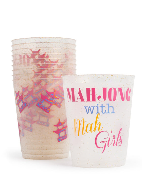 Mah-Girls MahJong Party Cups (set of 10) 16oz