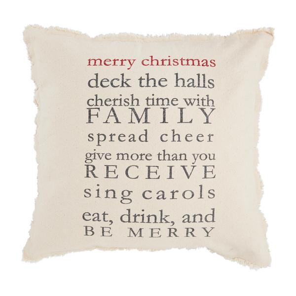 Christmas Rules Throw Pillow