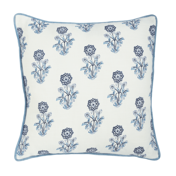 Repeat Block Print Pattern Pillow
