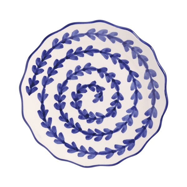 Blue Vine Salad Plate