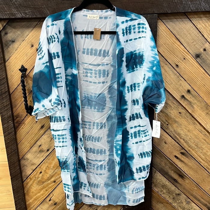 #123 Tie dye sheer cardigan