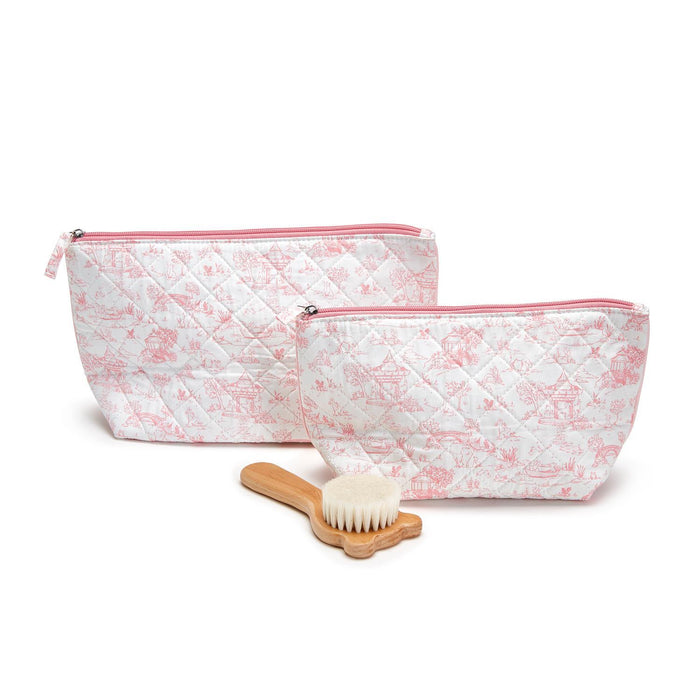 Animal Toile Set of 2 Multipurpose Pouches Includes 2 Sizes- 2 Colors Available!