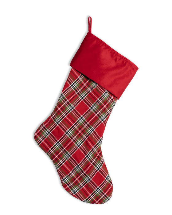 Christmas Plaid Stocking