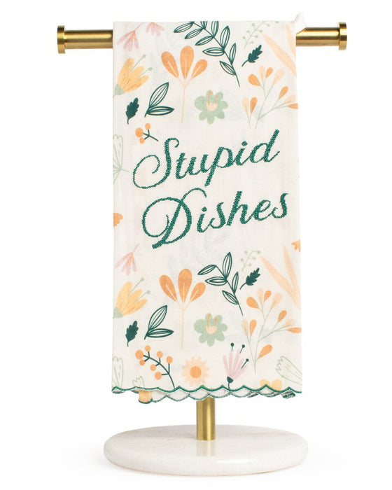 Stupid Dishes Hand Towel
