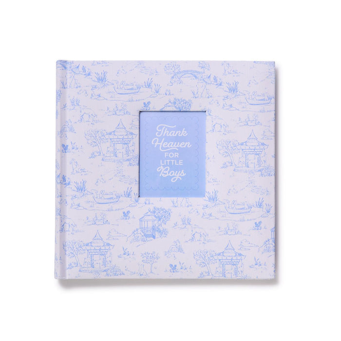 Animal Toile Fabric Cover Photo Album with Front Window- 2 Colors Available!