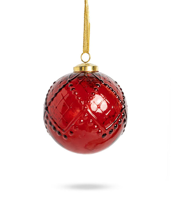 Hudson Ornament in Red