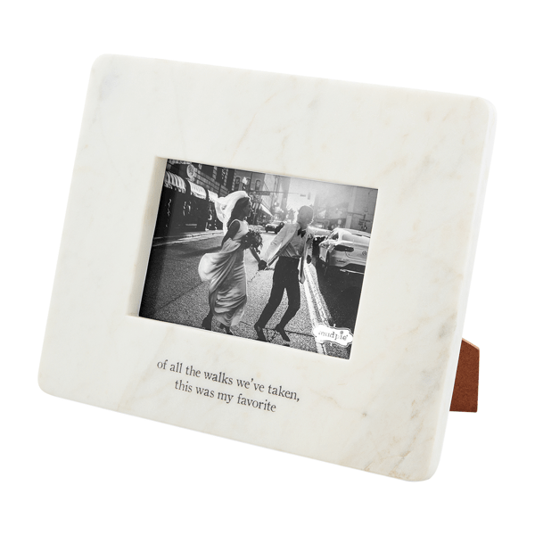 All The Walks Marble Picture Frame 4X6