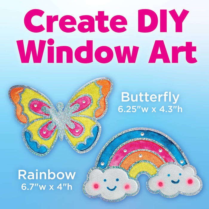 Easy Sparkle Window Art Mini Kit Craft Kit for Kids