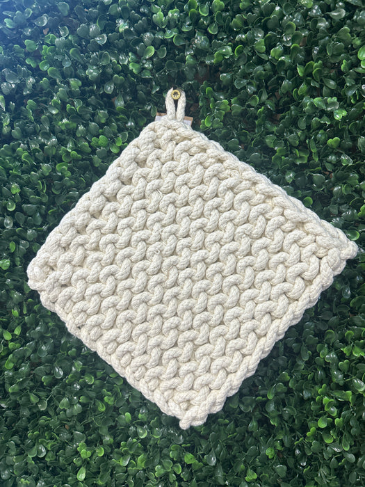 Cotton Crocheted Pot Holders - 10 Colors!