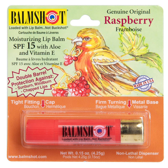 Raspberry Lip Balm in a Bullet