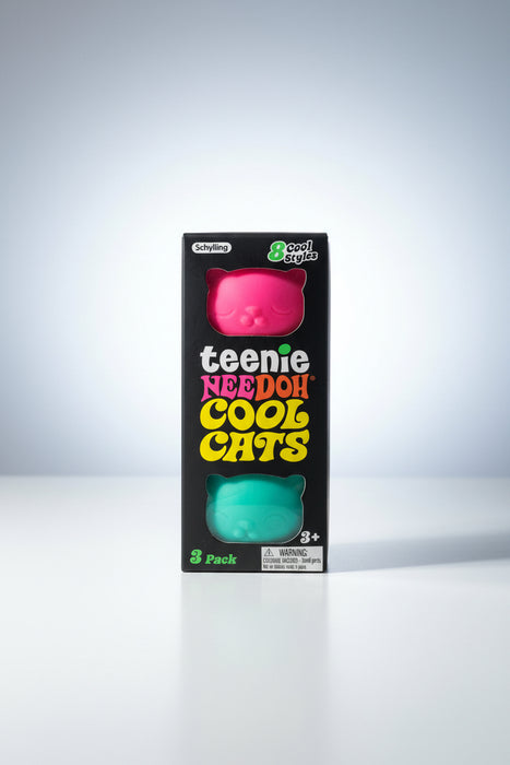 The NeeDoh Teenie Nee Doh Cool Cats - 3 Options available