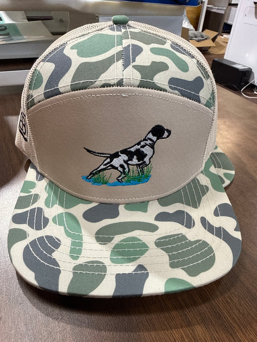 Embroidered Spotted Pointer Dog Hats-3 Styles Available!