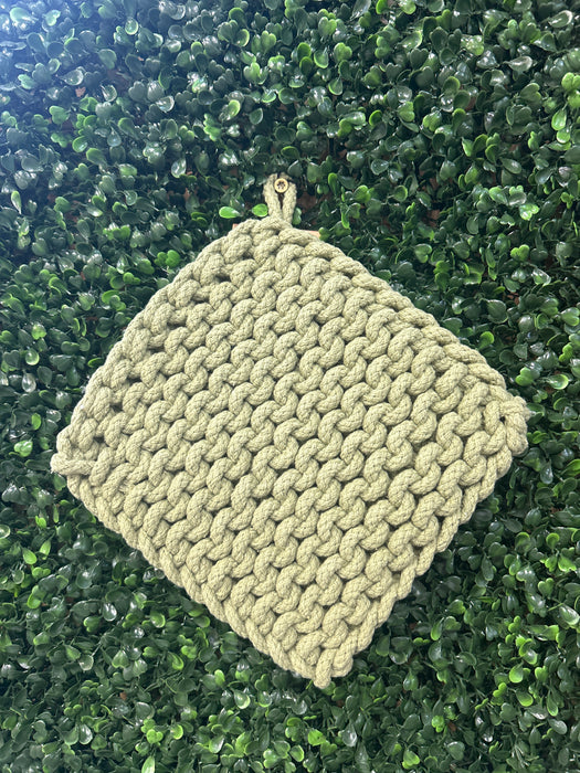 Cotton Crocheted Pot Holders - 10 Colors!