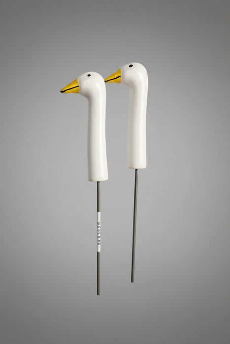 3.6" Mini Goose on Stick- Perfect for your garden!