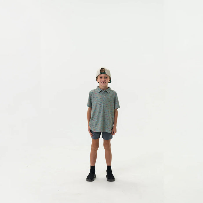 TODDLER/YOUTH Burlebo Vintage Cruiser Performance Polo