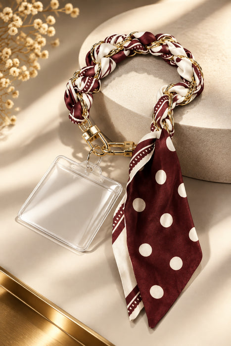 Wristlet Phone Holder, Keychain, & Bag Scarf