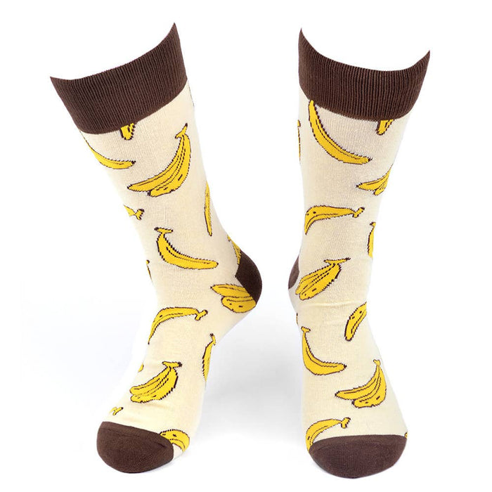 Bananas Adult Socks.  Unisex Sizing.