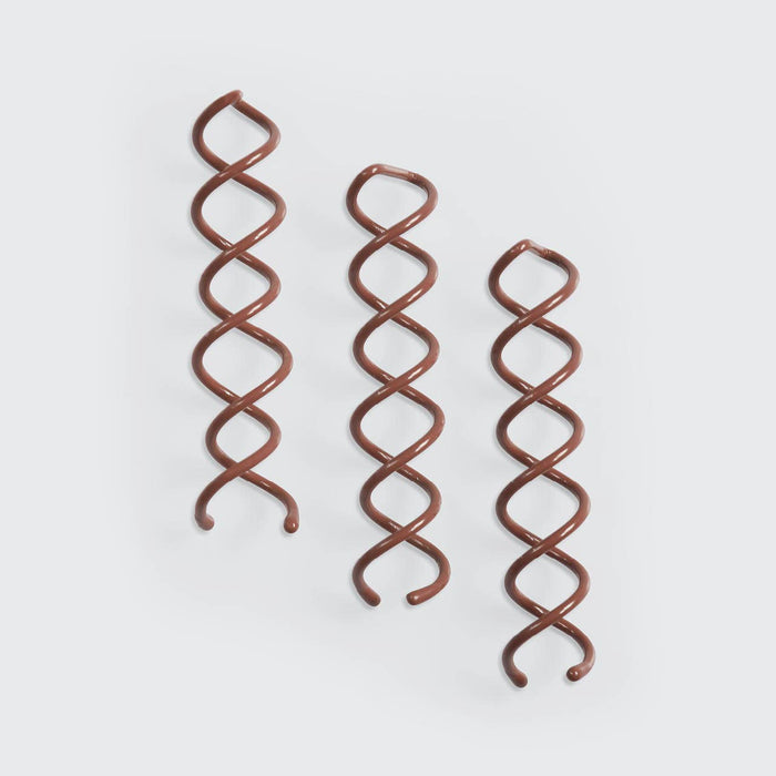 Bun Twist 3pc - Brown