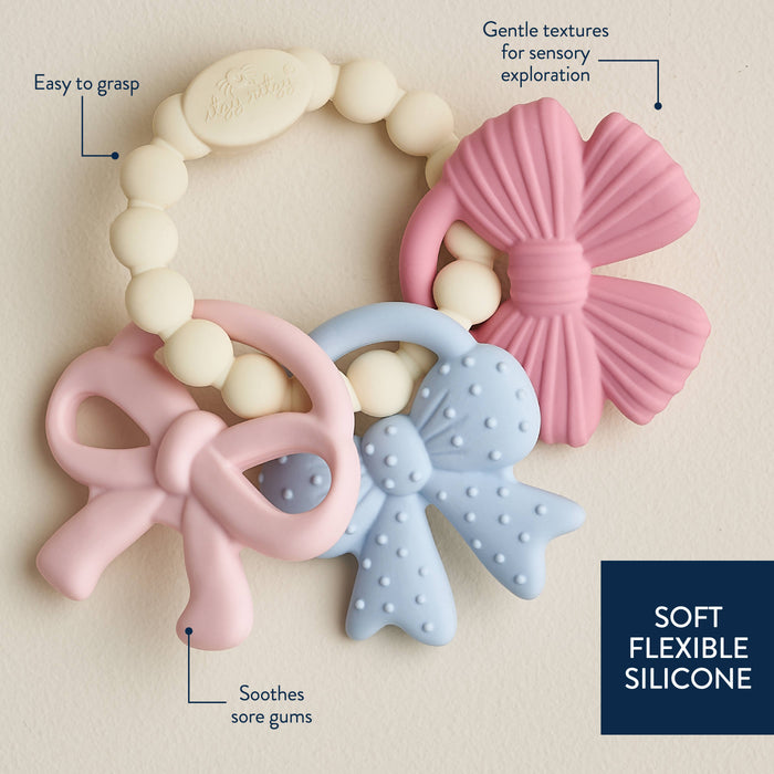 Itzy Trio™ Bow Teething Ring