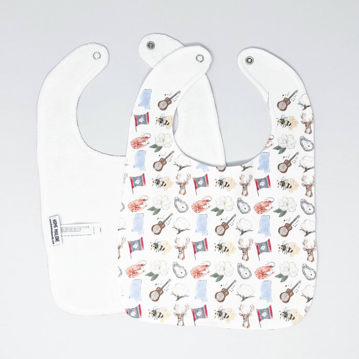 Mississippi Icons Baby Bib