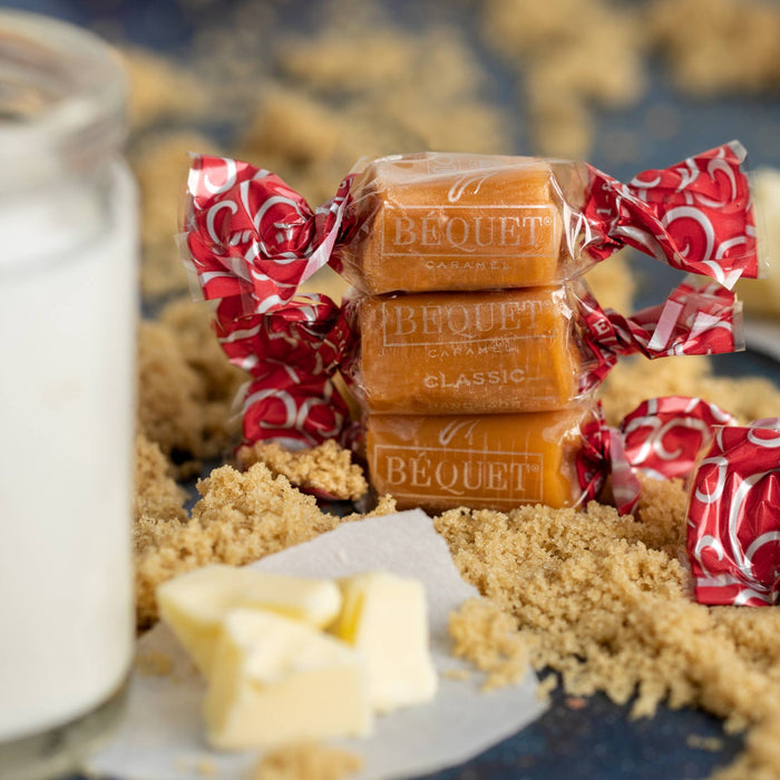 Béquet Gourmet Caramel 4 oz Gift Bag: Celtic Sea Salt