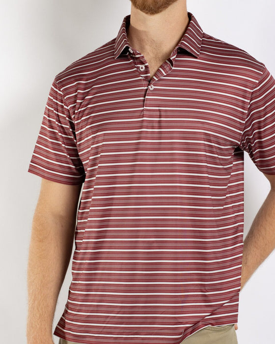 Men's Sideline Stripe Performance Polo