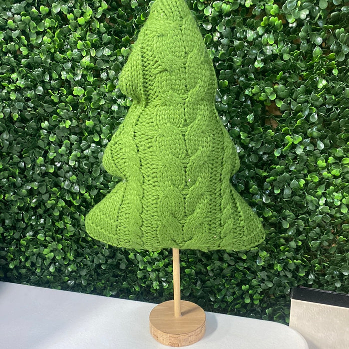 Green sweater christmas trees