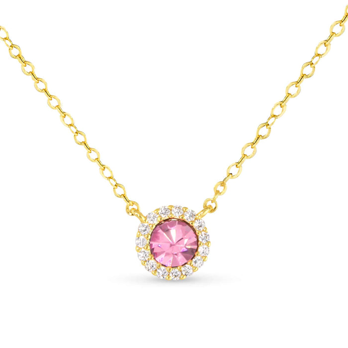 Halo Neck Pink/Gold