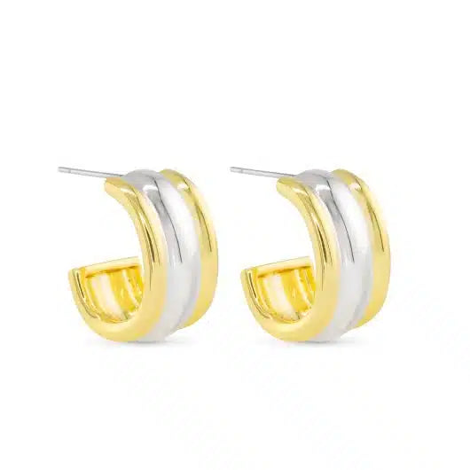 Gold & Silver Fiona Earrings
