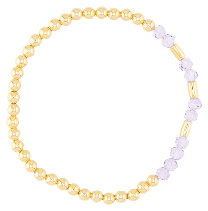 Gold Faith Morse Code Bracelet