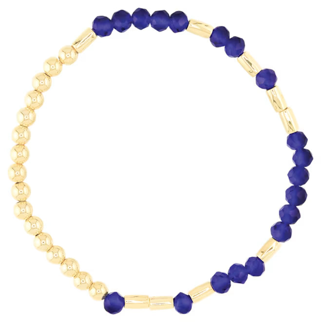 Gold Never Give Up Morse Code Bracelet