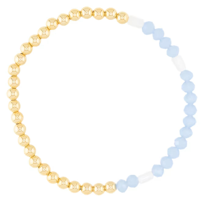 Gold Blessed Morse Code Bracelet