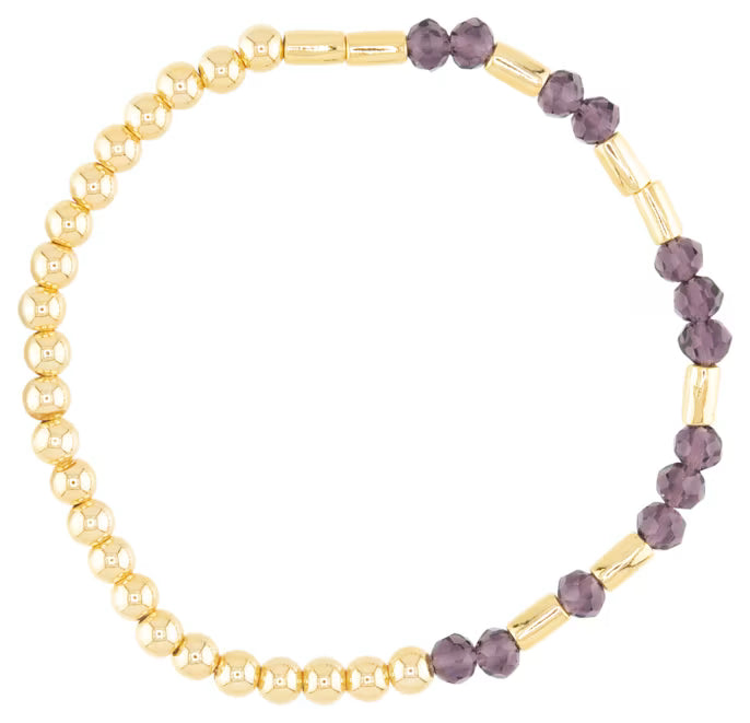 Gold Grateful Morse Code Bracelet