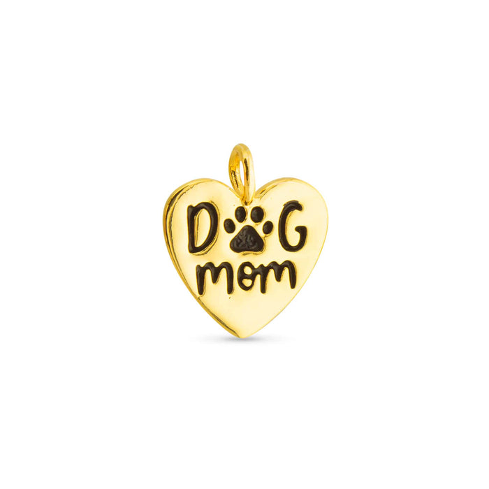 Gold Dog Mom Charm