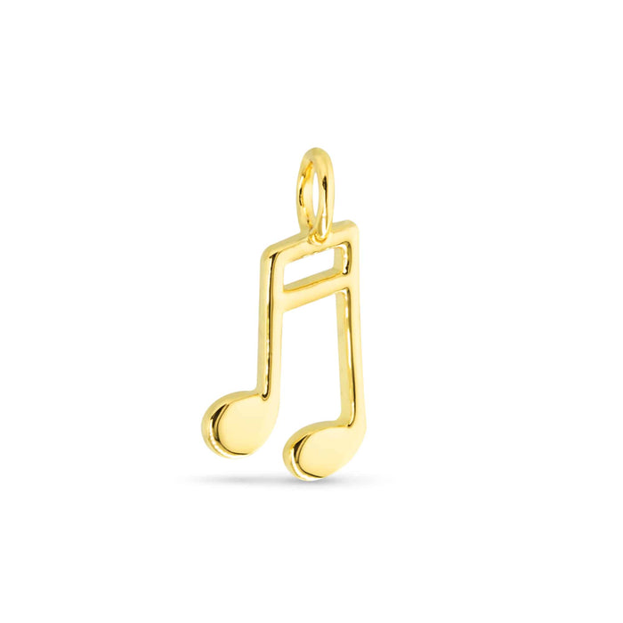 Gold Music Note Charm