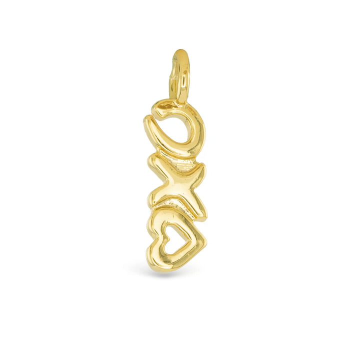Gold XOXO Charm