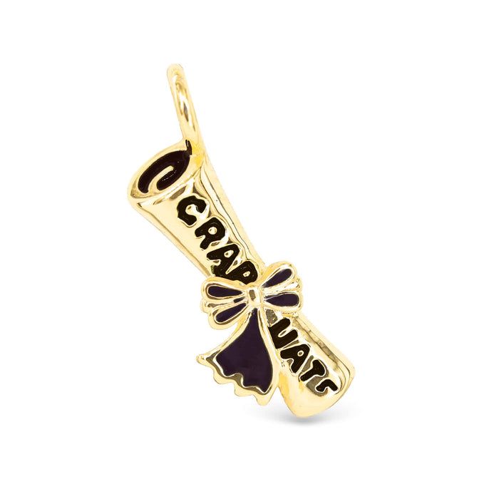 Gold Diploma Charm