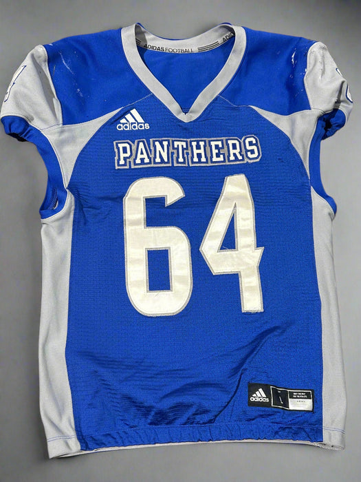 Retired Blue Panther Football Official Game Jerseys