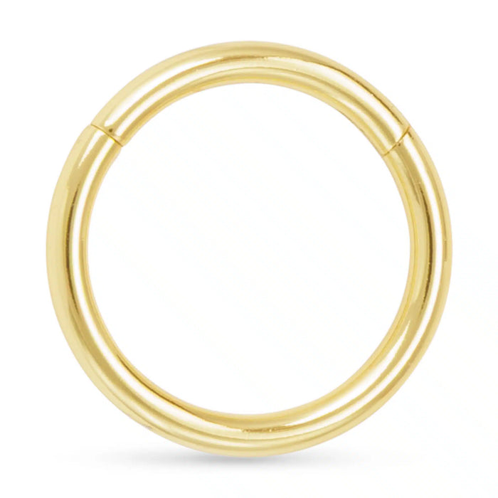 Gold Set of 2 Large Round Charm Clasps