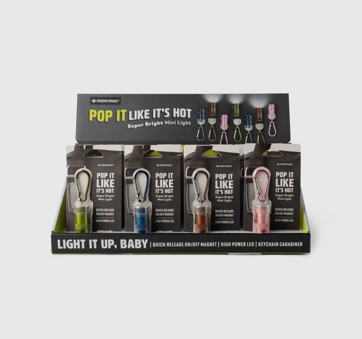 Pop It Like It’s Hot: Super Bright Mini Light - 4 Colors!