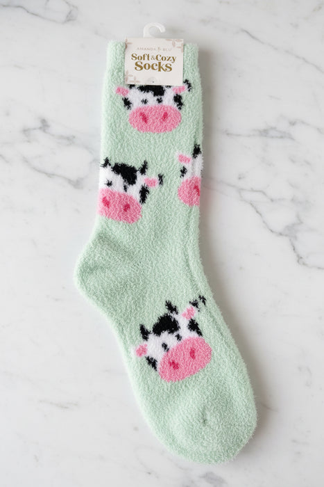 Cows Fuzzy Socks | Everyday Soft & Cozy Socks