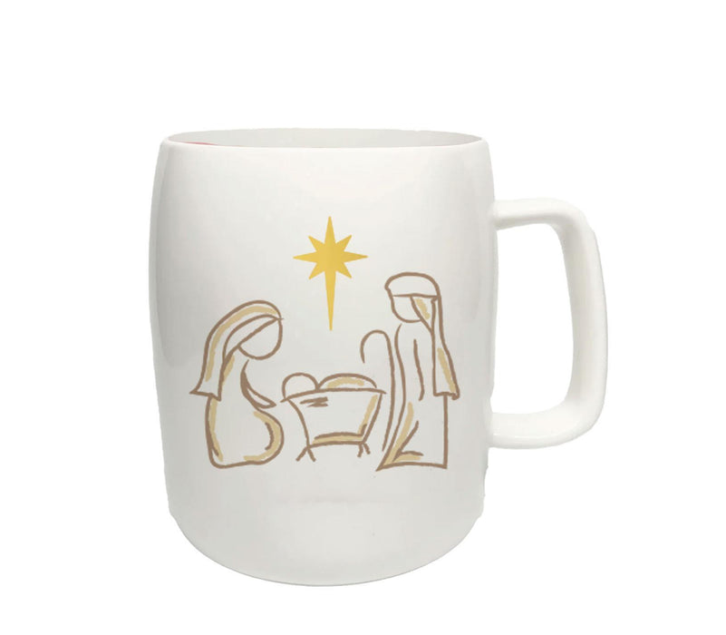 Gold Nativity Coffee Mug