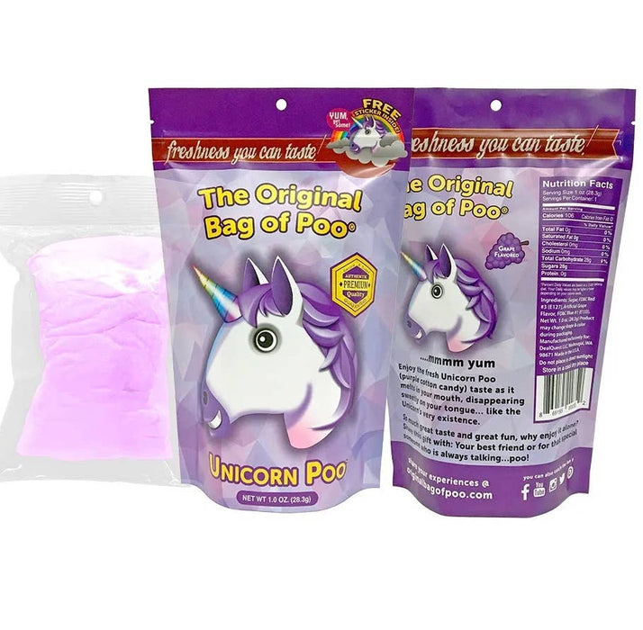 Unicorn Cotton Candy "Poo"