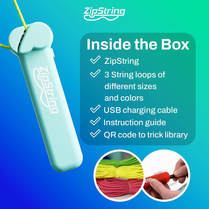 The Original ZipString Try Me Retail Box: Bodacious Blue