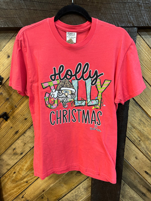 Holly Jolly Tee.  Short sleeves or Long Sleeves