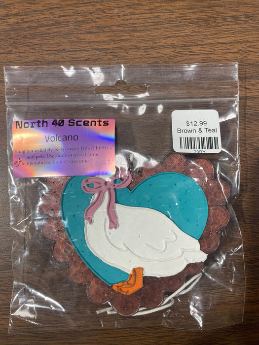 Goose with a Heart Freshie: Volcano